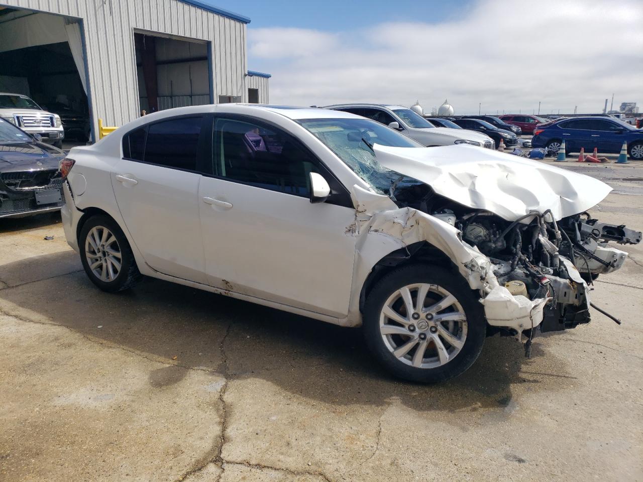 2012 Mazda 3 VIN JM1BL1V88C1558746 Copart auction photo, front end damage thumbnail 4