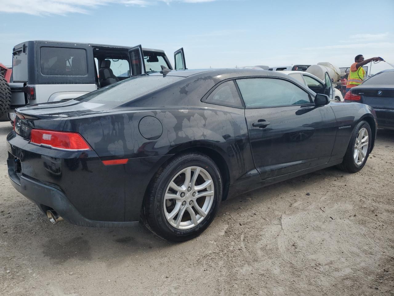 2014 Chevrolet Camaro VIN 2G1FA1E34E9132927 Copart auction photo, water/flood damage thumbnail 3