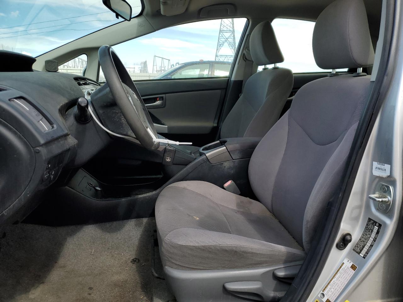 2014 Toyota Prius VIN JTDKN3DU6E0384060 Copart auction photo, all over damage thumbnail 7