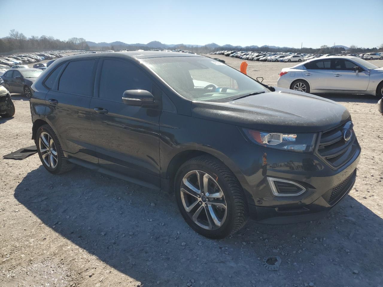 2015 Ford Edge VIN 2FMPK4AP7FBB24829 Copart auction photo, rear end damage thumbnail 4