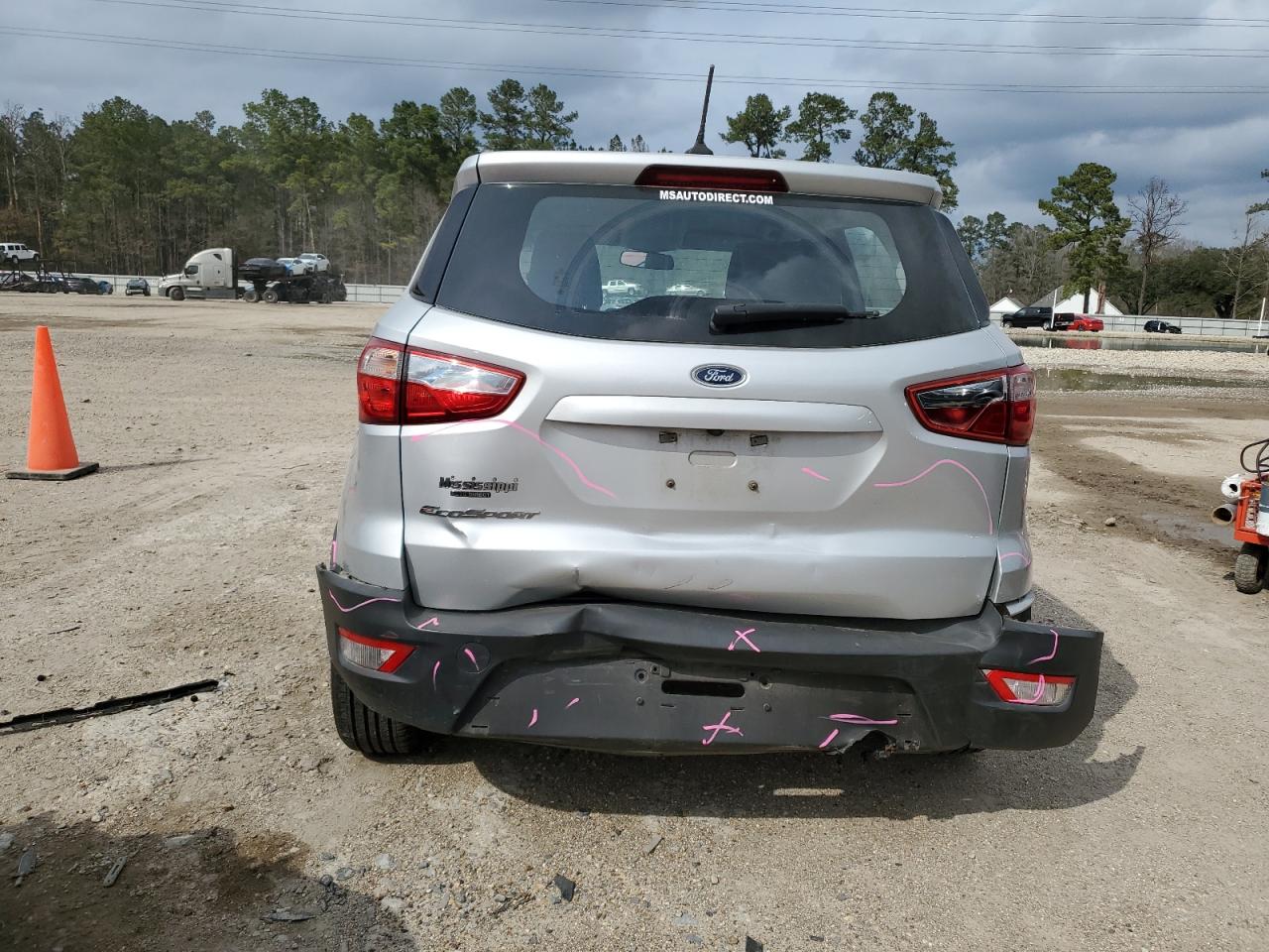 2021 Ford EcoSport VIN MAJ3S2FEXMC396230 Copart auction photo, rear end damage thumbnail 6