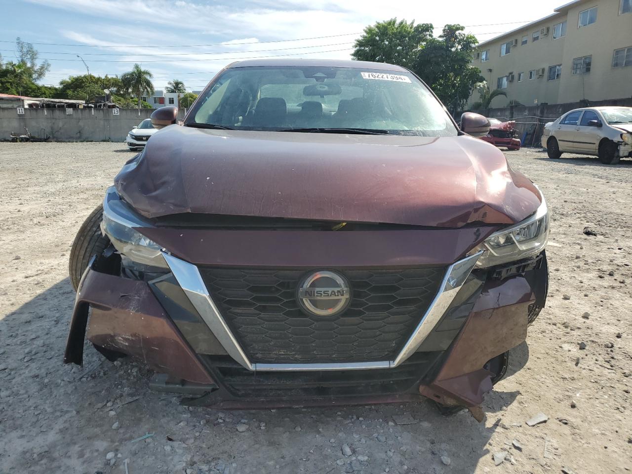 2020 Nissan Sentra VIN 3N1AB8CV9LY264576 Copart auction photo, undercarriage / front end damage thumbnail 5