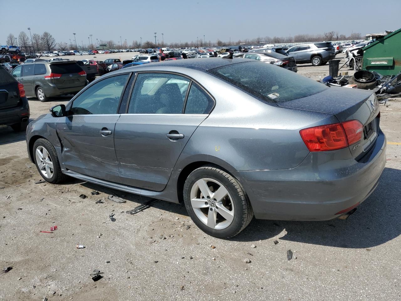 2014 Volkswagen Jetta VIN 3VWLL7AJ2EM312262 Copart auction photo, front end damage thumbnail 2