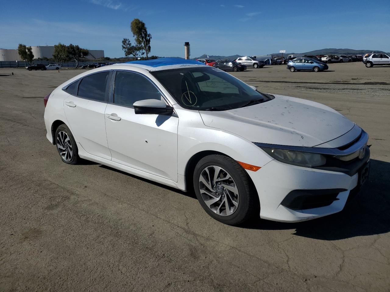 2016 Honda Civic VIN 19XFC2F73GE204858 Copart auction photo, vandalism / all over damage thumbnail 4