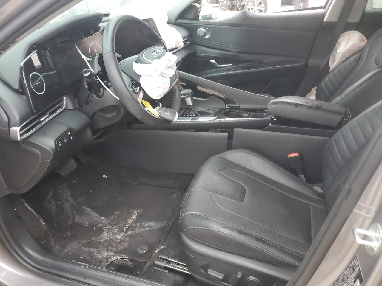 2022 Hyundai Elantra VIN KMHLN4AJ6NU025803 Copart auction photo, side / front end damage thumbnail 7