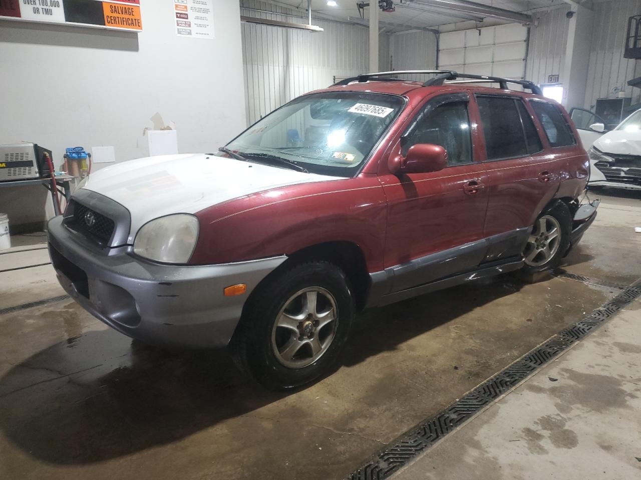 2004 Hyundai Santa Fe VIN KM8SC73D74U854582