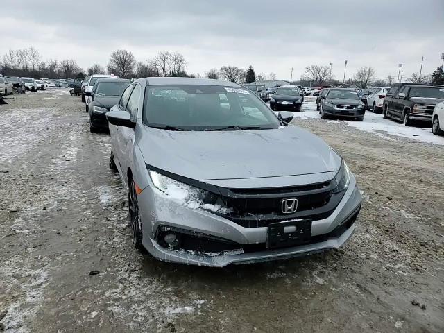 2019 Honda Civic VIN 2HGFC2F88KH551545 Copart auction photo, rear end / side damage thumbnail 11