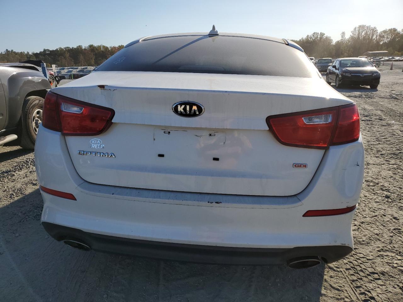 2015 KIA Optima VIN KNAGM4A76F5608538 Copart auction photo, front end / rear end damage thumbnail 6