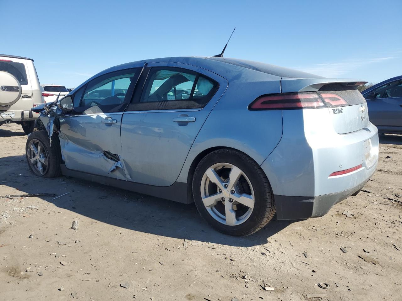 2014 Chevrolet Volt VIN 1G1RA6E42EU171926 Copart auction photo, front end / side damage thumbnail 2
