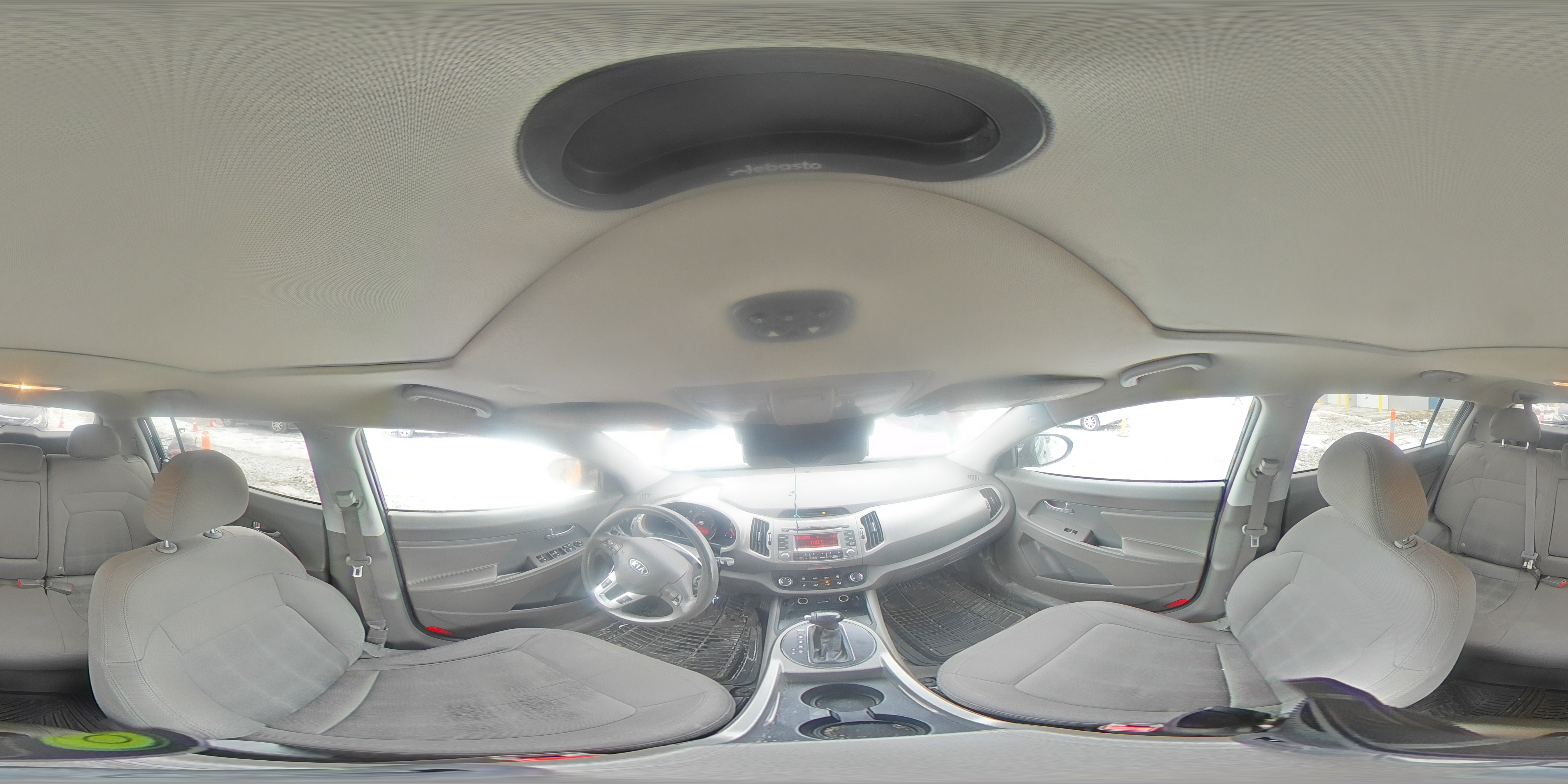 2011 KIA Sportage VIN KNDPBCA26B7036697 Copart auction photo, front end / rear end damage thumbnail 14
