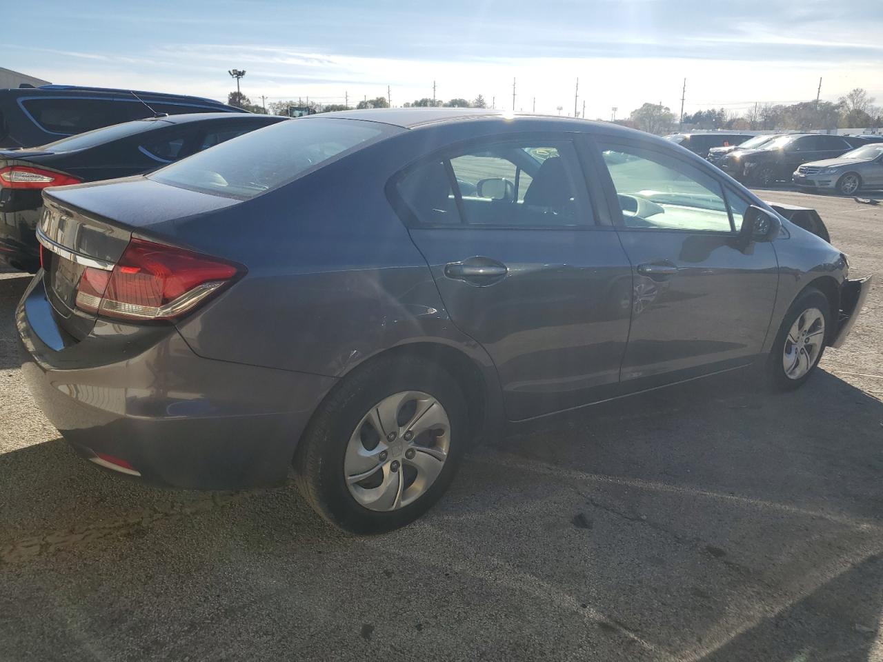 2015 Honda Civic VIN 19XFB2F5XFE098456 Copart auction photo, front end damage thumbnail 3