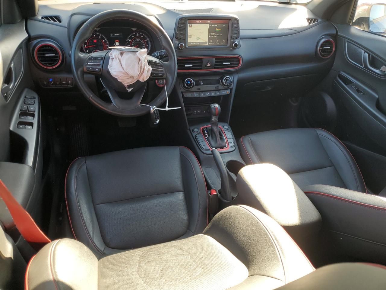 2019 Hyundai Kona VIN KM8K5CA52KU319722 Copart auction photo, front end damage thumbnail 8