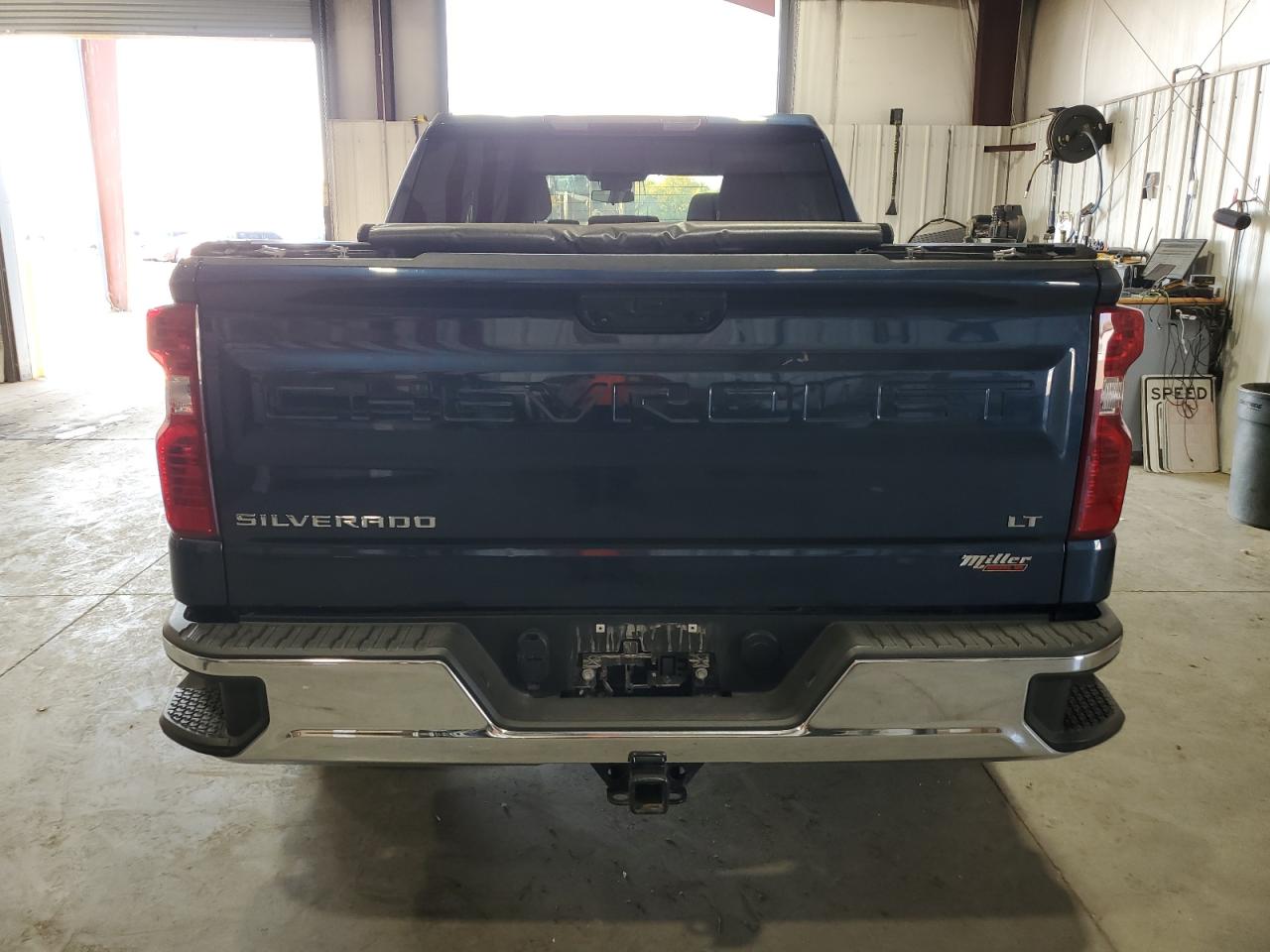 2022 Chevrolet Silverado VIN 1GCPDKEK2NZ628752 Copart auction photo, front end / side damage thumbnail 6
