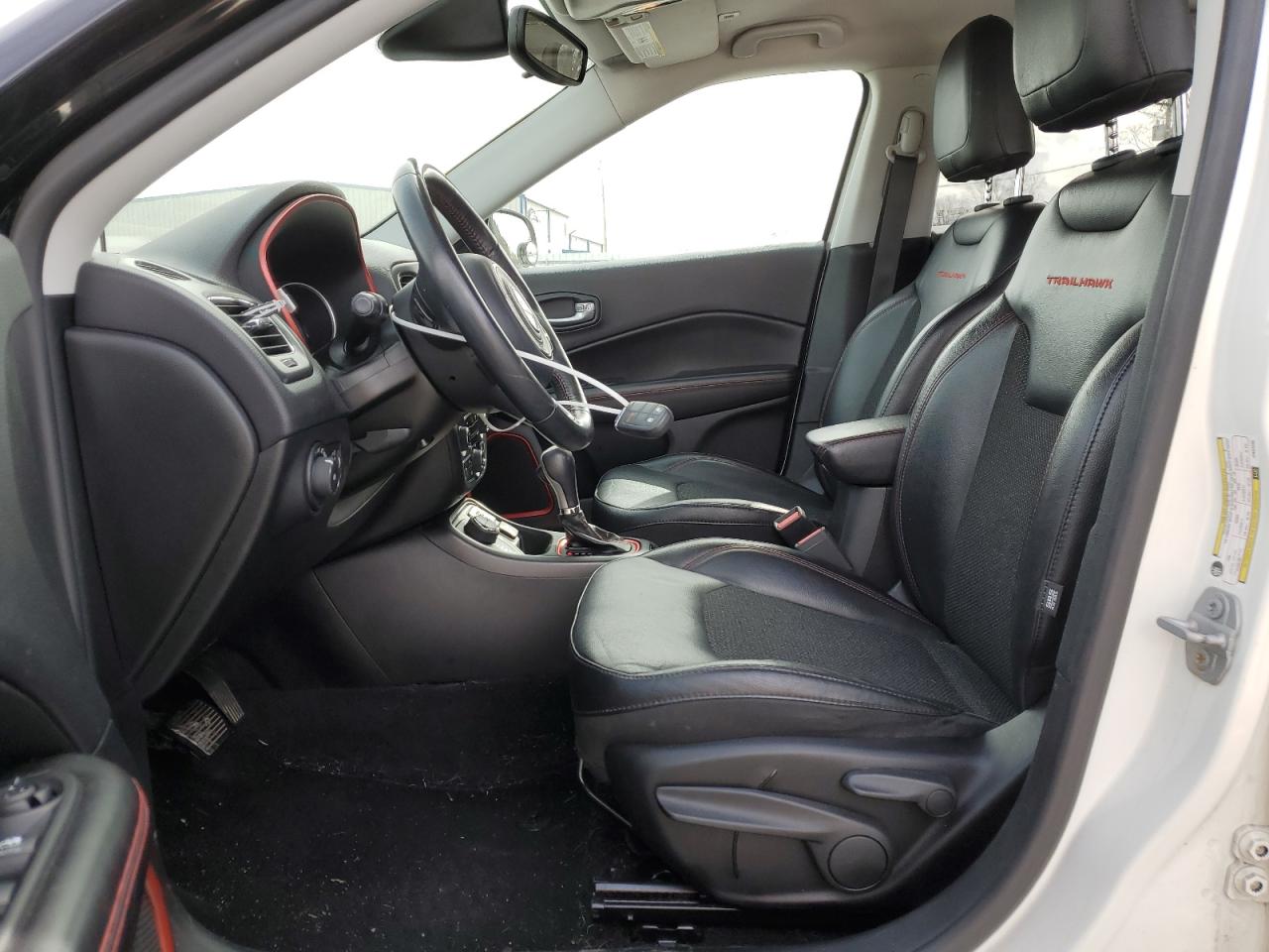 2018 Jeep Compass VIN 3C4NJDDB9JT451440 Copart auction photo, undercarriage / side damage thumbnail 7