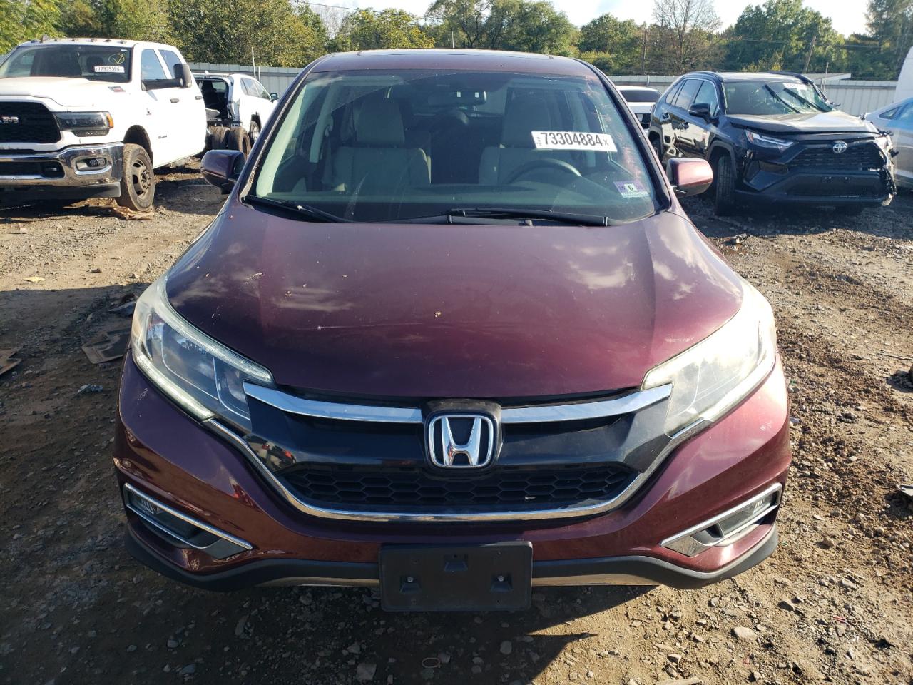2015 Honda CR-V VIN 5J6RM4H52FL095570 Copart auction photo, rear end / front end damage thumbnail 5