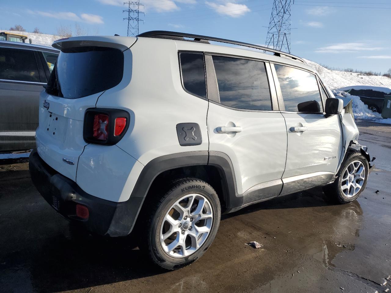 2018 Jeep Renegade VIN ZACCJBBB3JPH41842 Copart auction photo, front end damage thumbnail 3