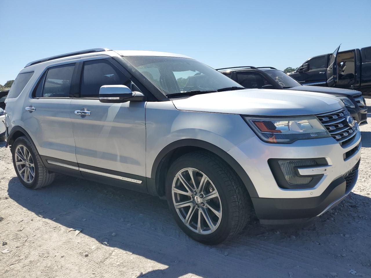 2016 Ford Explorer VIN 1FM5K7F8XGGA77235 Copart auction photo, rear end / side damage thumbnail 4