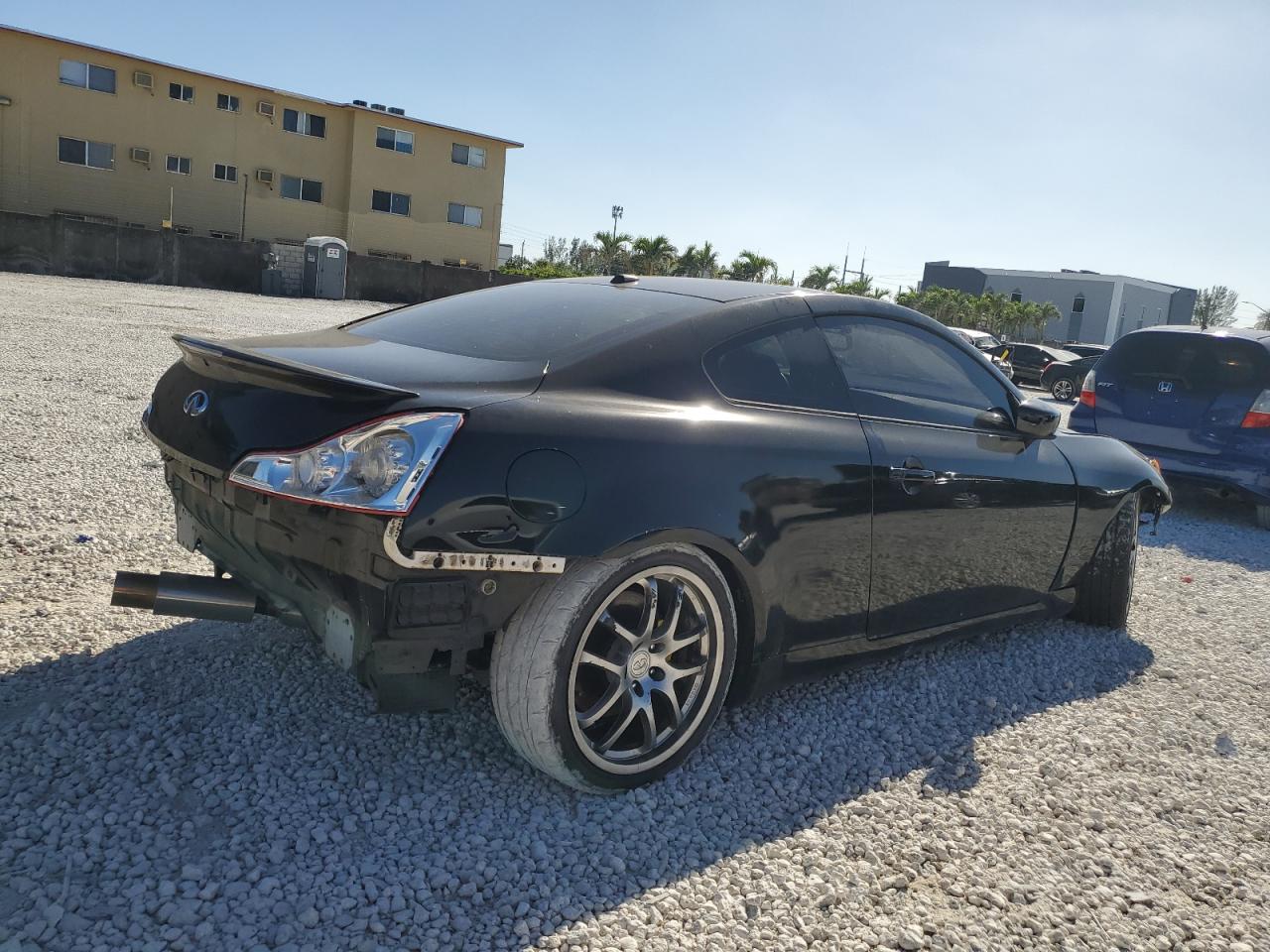 2009 Infiniti G VIN JNKCV64E99M605713 Copart auction photo, front end / rear end damage thumbnail 3