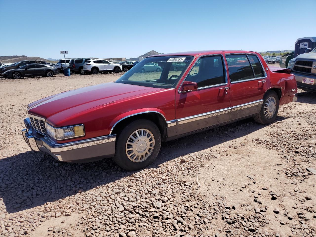 1991 Cadillac De Ville VIN 1G6CD53B8M4347542 - Copart auction photo