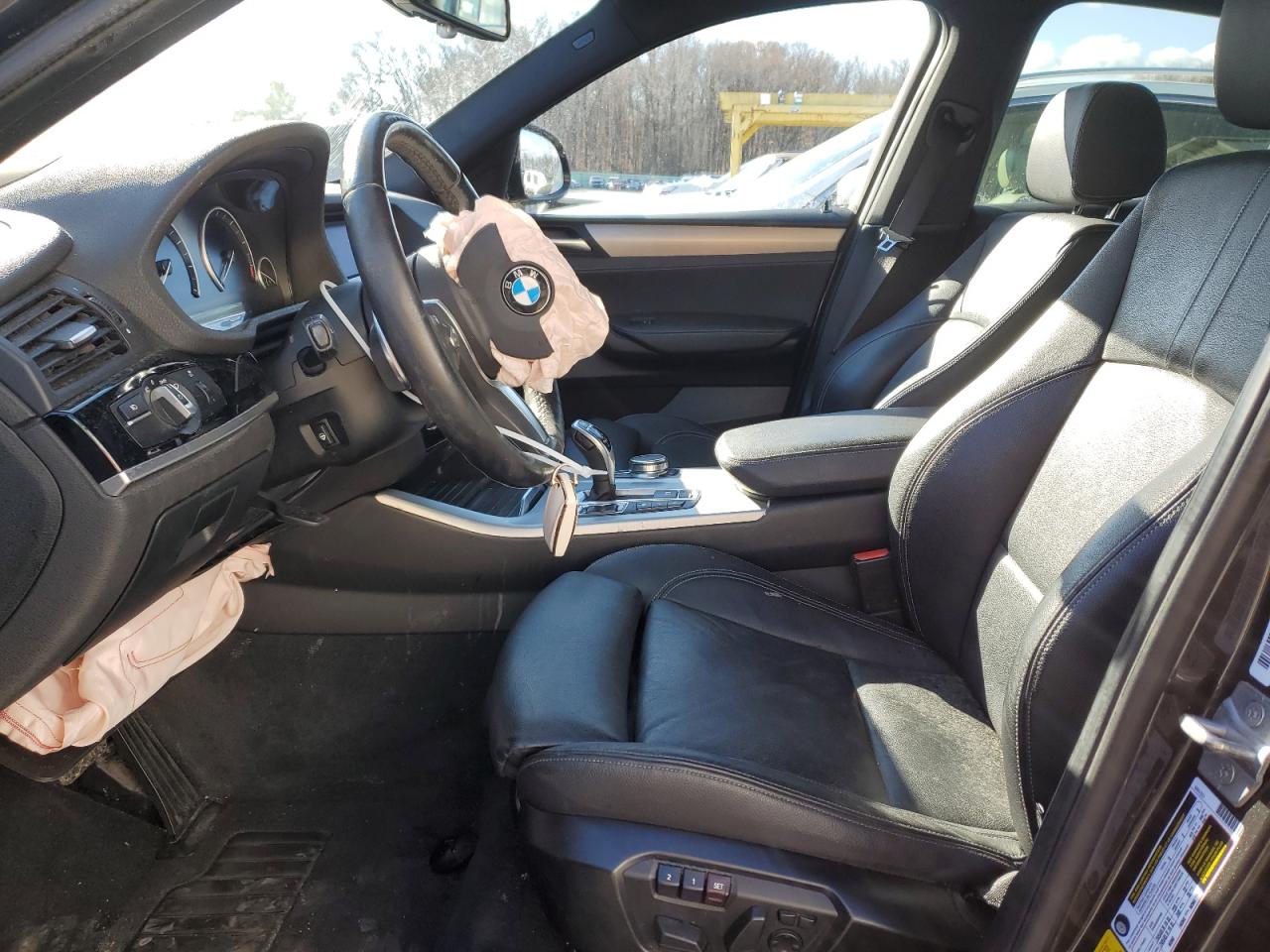 2017 BMW X4 VIN 5UXXW3C32H0T79016 Copart auction photo, front end damage thumbnail 7