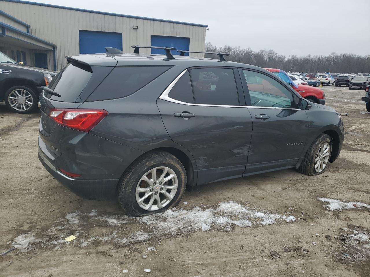 2018 Chevrolet Equinox VIN 2GNAXSEV6J6118960 Copart auction photo, side damage thumbnail 3
