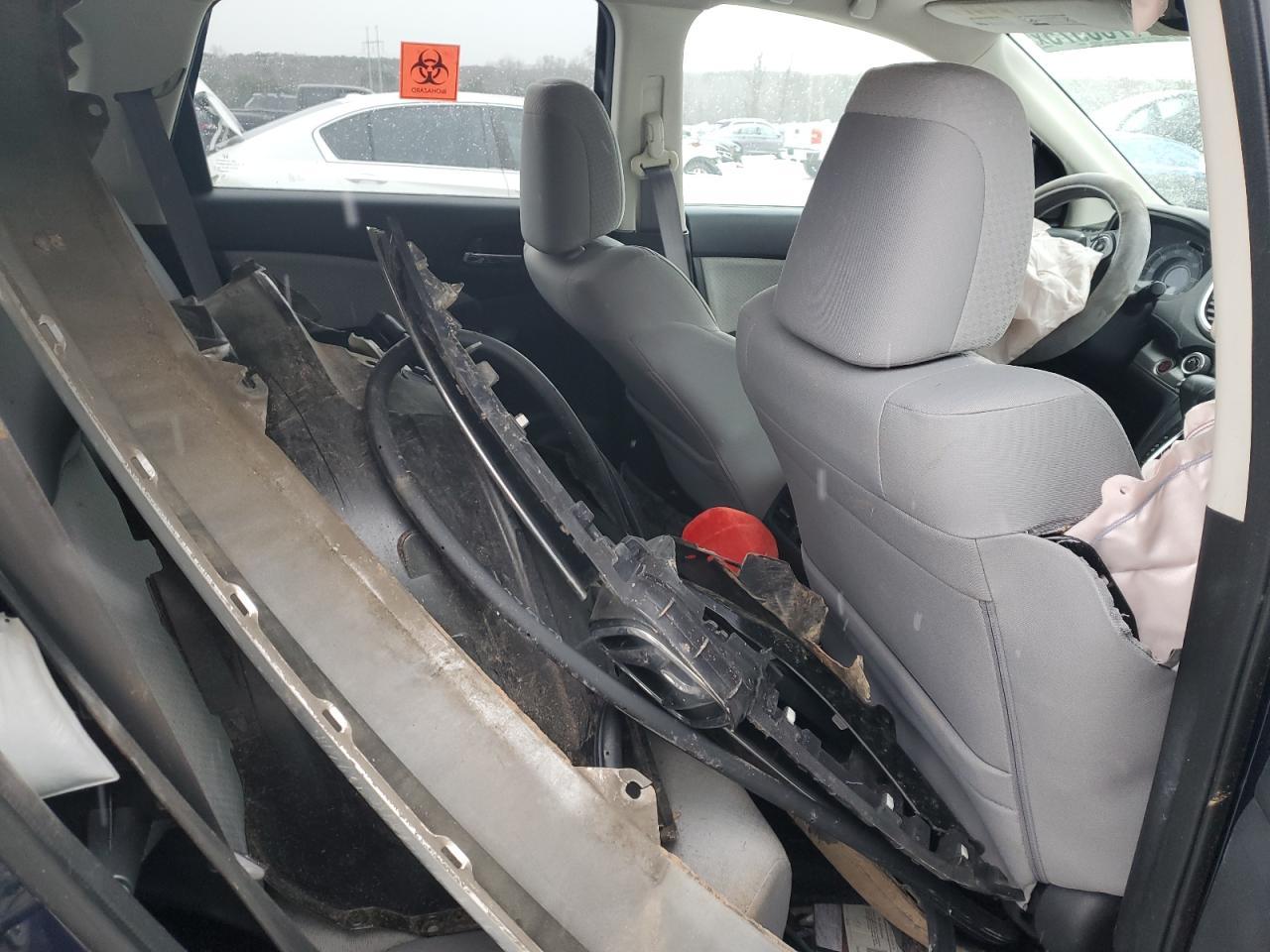 2016 Honda CR-V VIN 2HKRM3H53GH533776 Copart auction photo, all over damage thumbnail 11