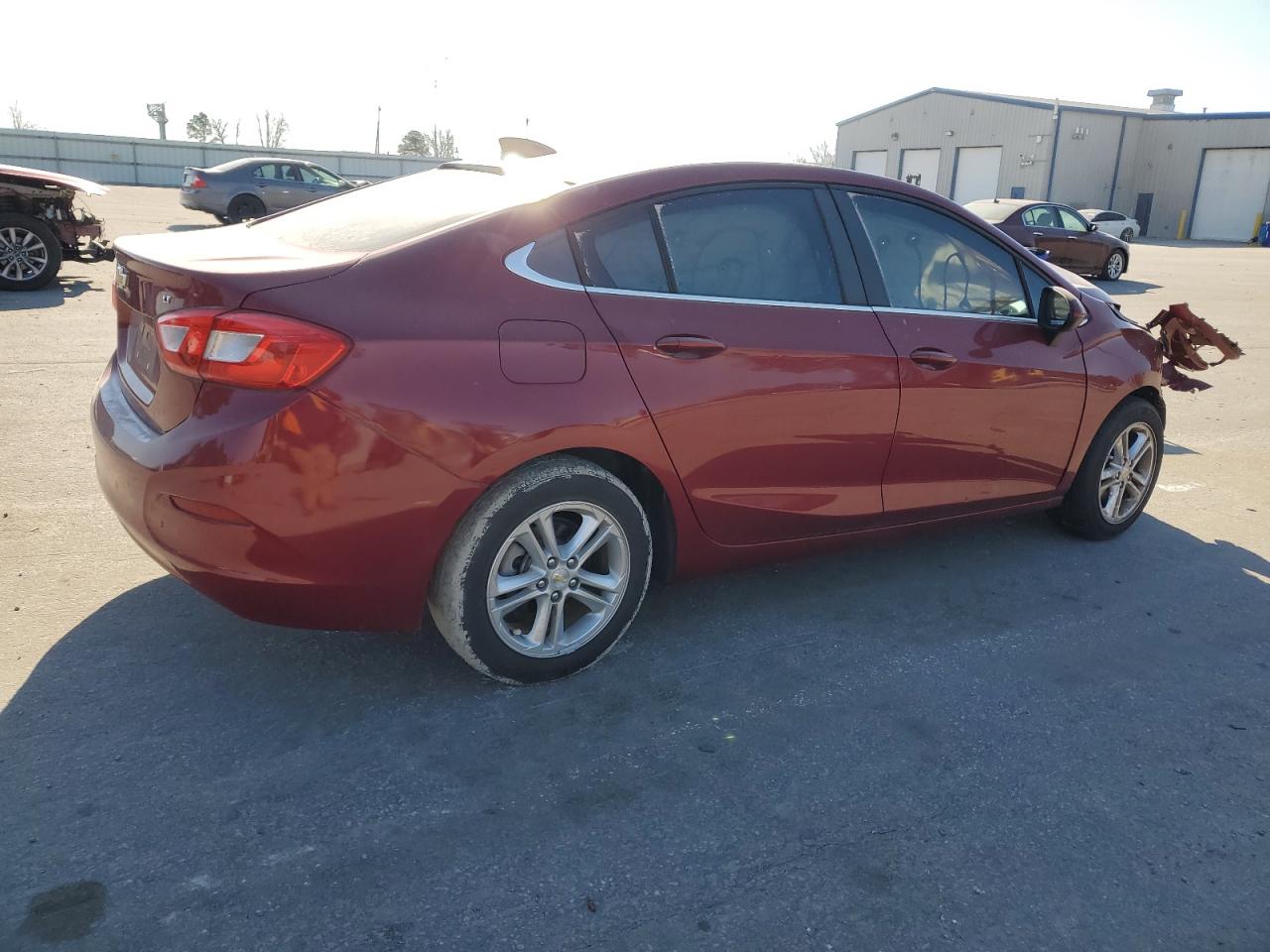 2017 Chevrolet Cruze VIN 1G1BE5SM0H7130539 Copart auction photo, front end / undercarriage damage thumbnail 3