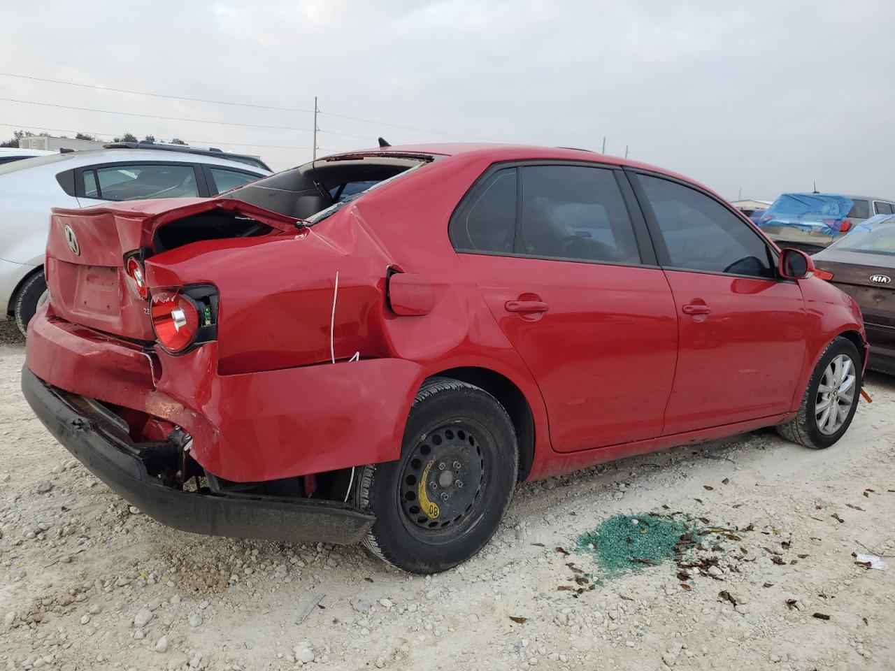 2010 Volkswagen Jetta VIN 3VWRX7AJ4AM118101 Copart auction photo, all over damage thumbnail 3