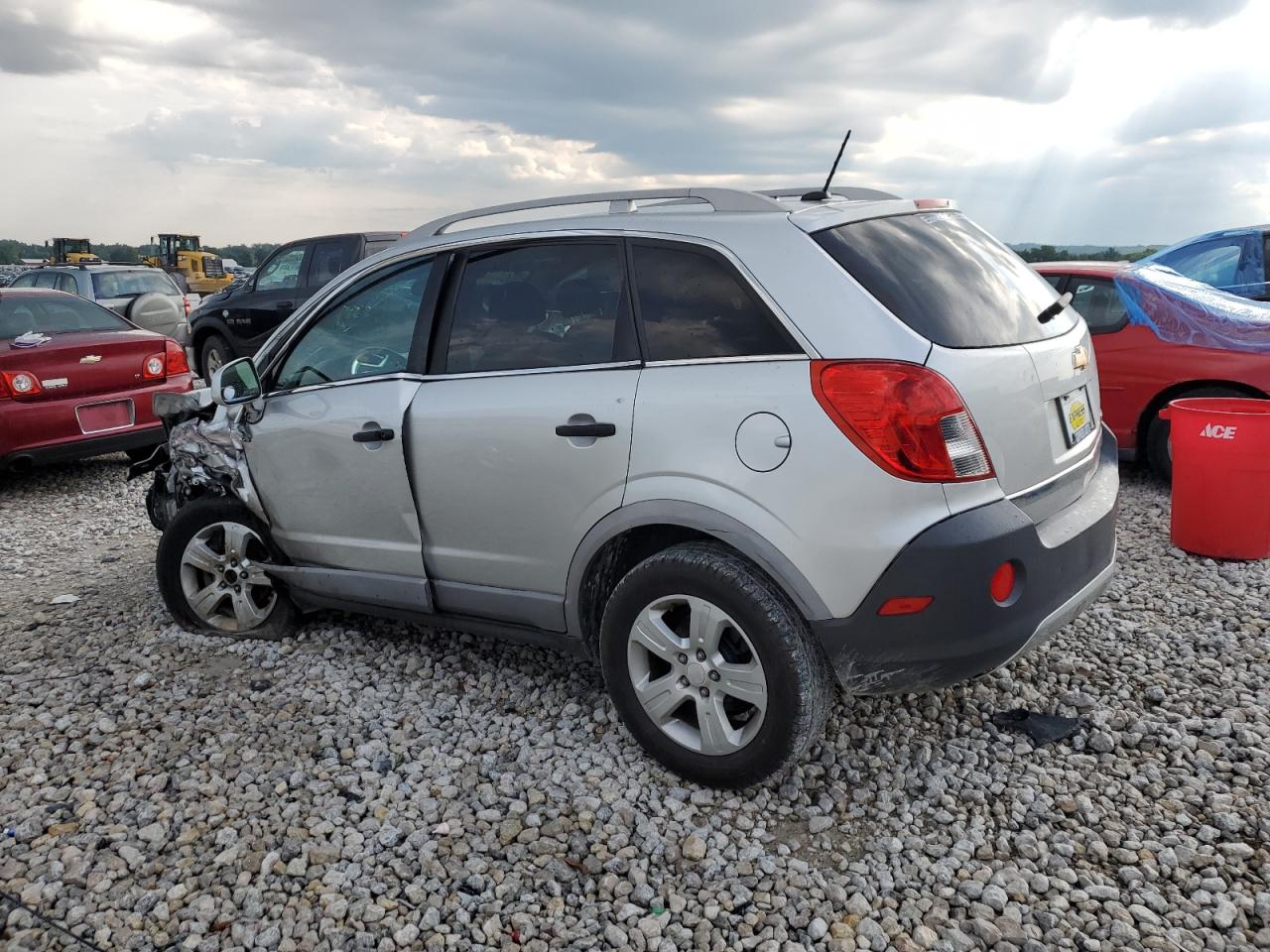 2014 Chevrolet Captiva VIN 3GNAL2EKXES566918 Copart auction photo, all over damage thumbnail 2