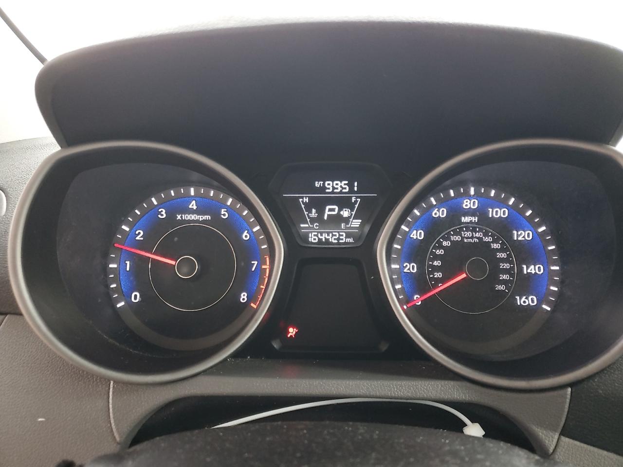 2015 Hyundai Elantra VIN KMHDH4AE3FU379858 Copart auction photo, side damage thumbnail 9