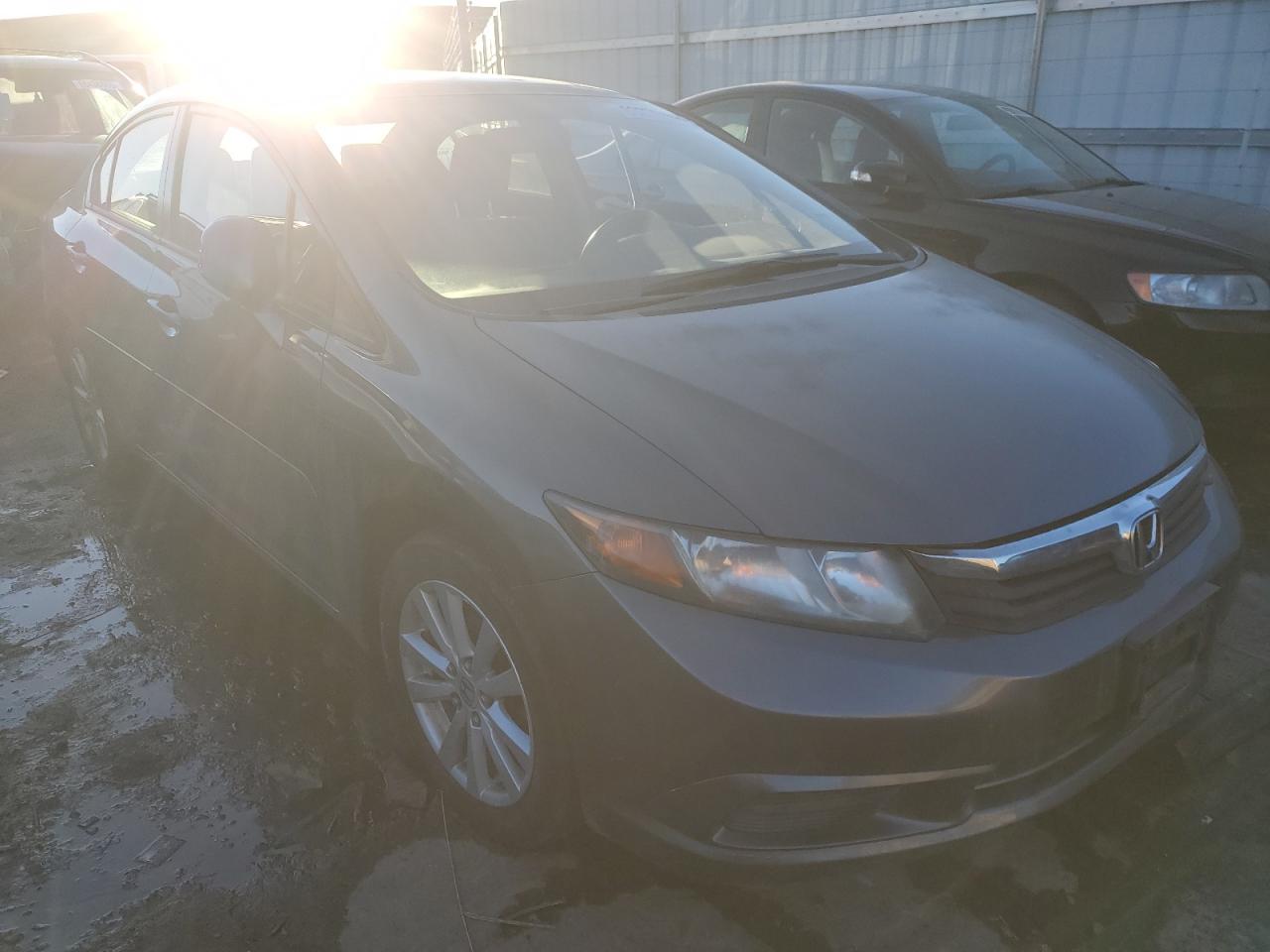 2012 Honda Civic VIN JHMFB2F82CS002658 Copart auction photo, side damage thumbnail 4