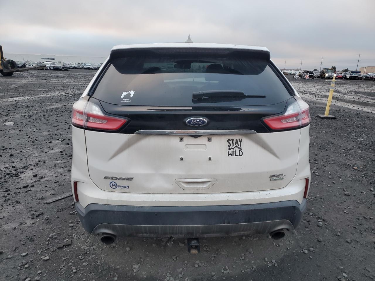 2019 Ford Edge VIN 2FMPK3J96KBC63193 Copart auction photo, front end / side damage thumbnail 6
