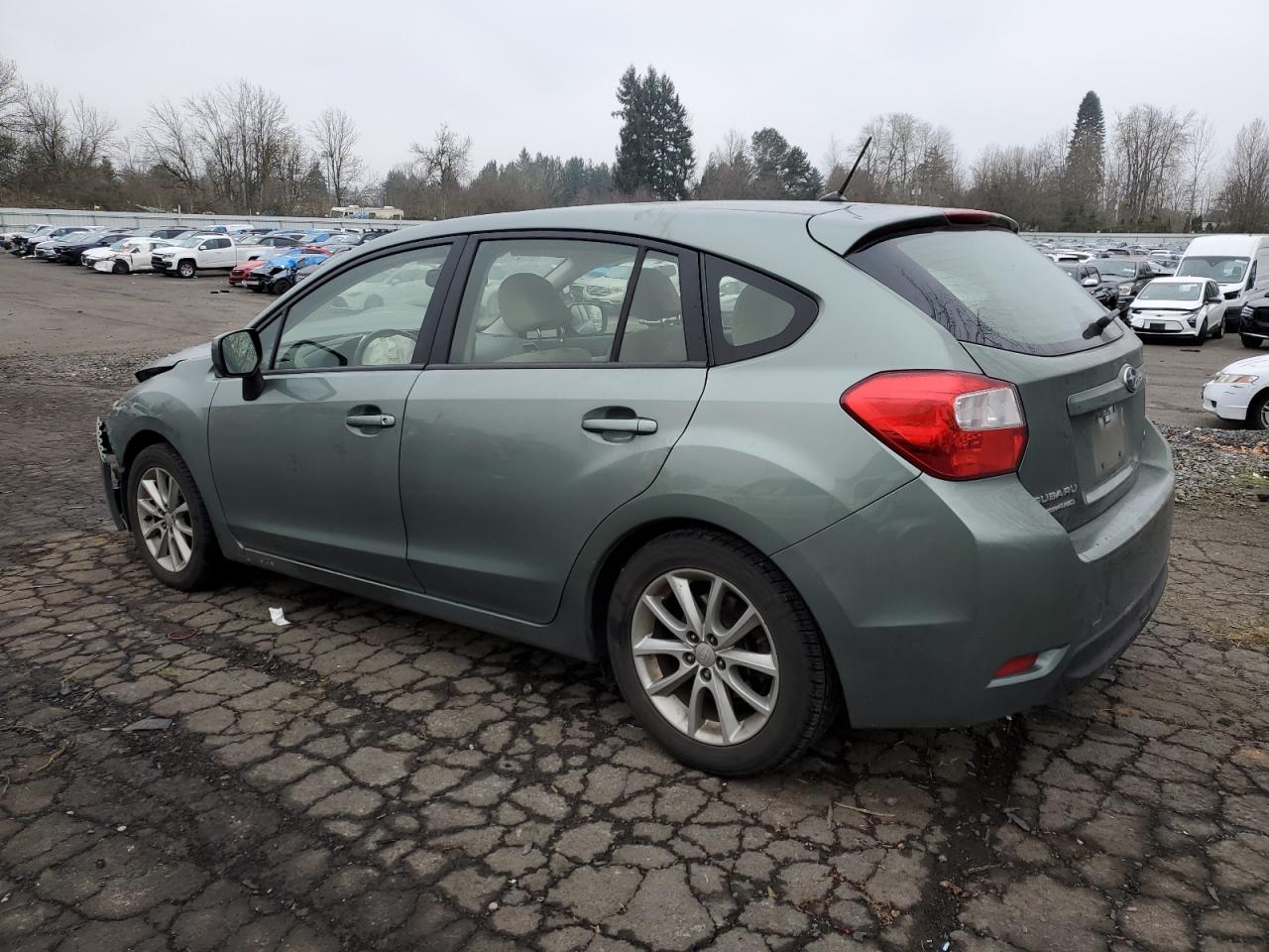 2014 Subaru Impreza VIN JF1GPAC65E8291240 Copart auction photo, front end / mechanical damage thumbnail 2