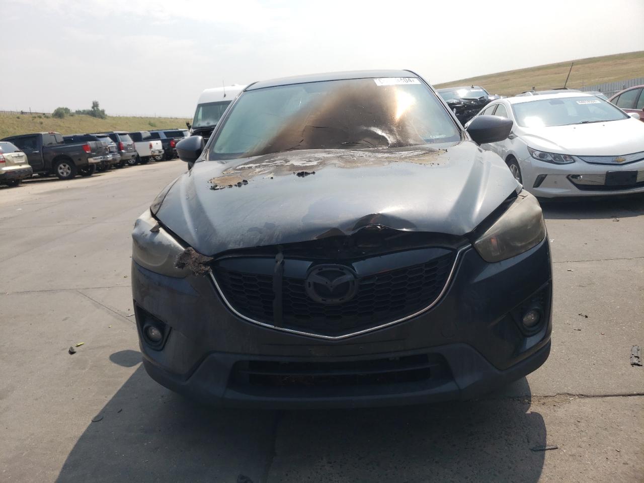 2014 Mazda CX-5 VIN JM3KE2CY8E0419204 Copart auction photo, burn - engine / burn - interior damage thumbnail 5
