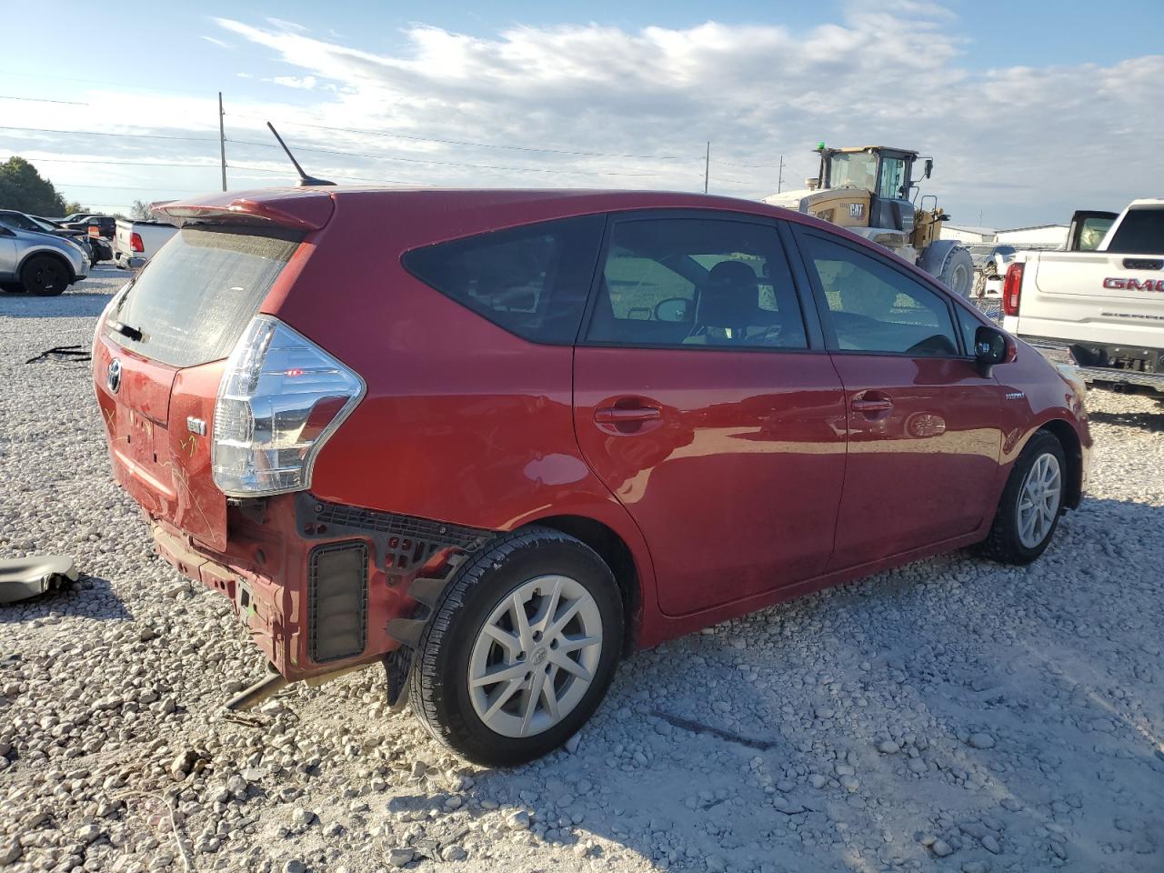 2014 Toyota Prius VIN JTDZN3EUXEJ002376 Copart auction photo, rear end damage thumbnail 3