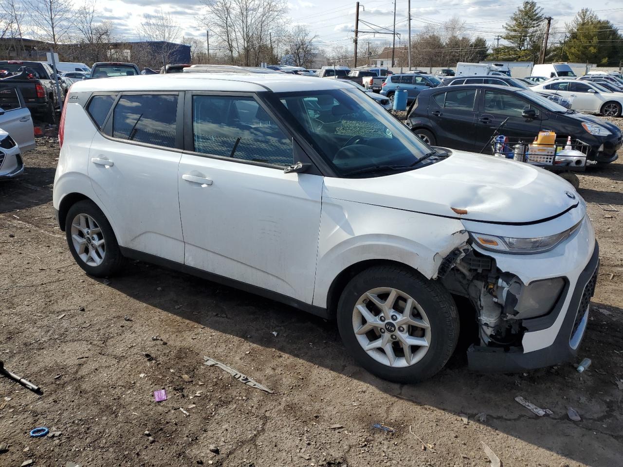 2020 KIA Soul VIN 1NDJ23AU1L7067378 Copart auction photo, side damage thumbnail 4