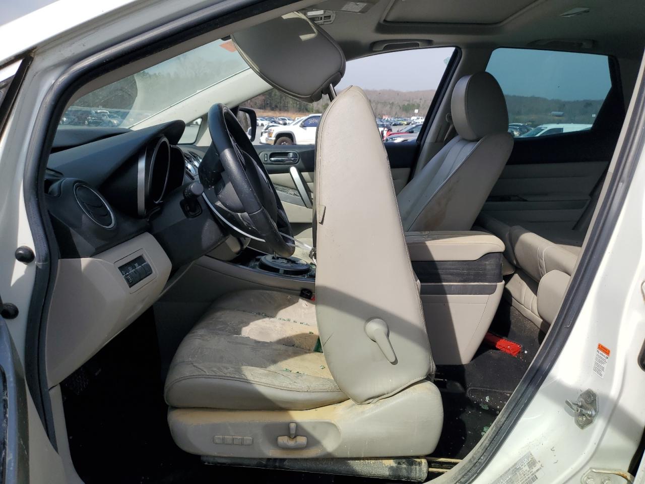 2010 Mazda CX-7 VIN JM3ER4W39A0325646 Copart auction photo, all over damage thumbnail 7