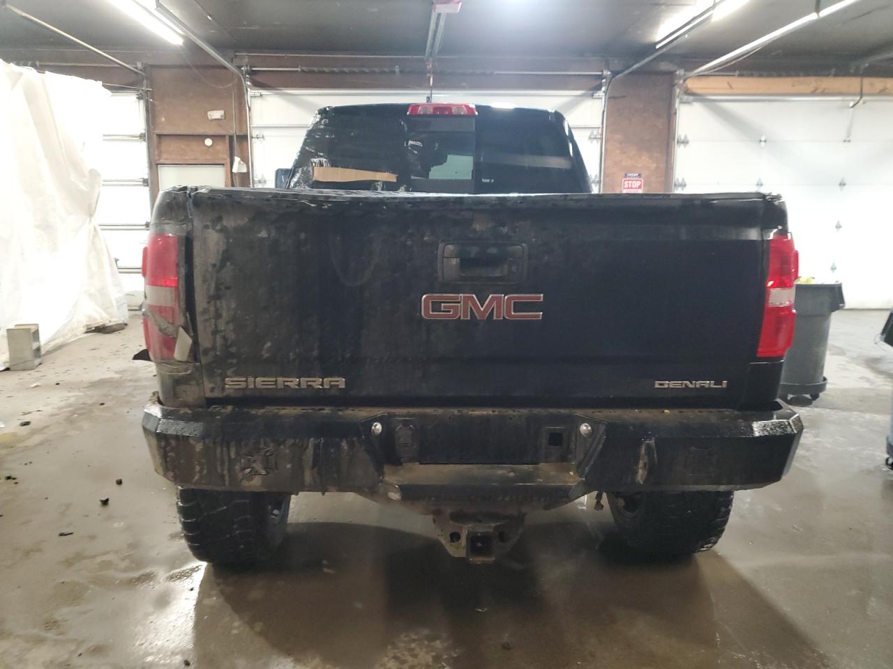 2018 GMC Sierra VIN 1GT12UEY2JF179063 Copart auction photo, rollover damage thumbnail 6