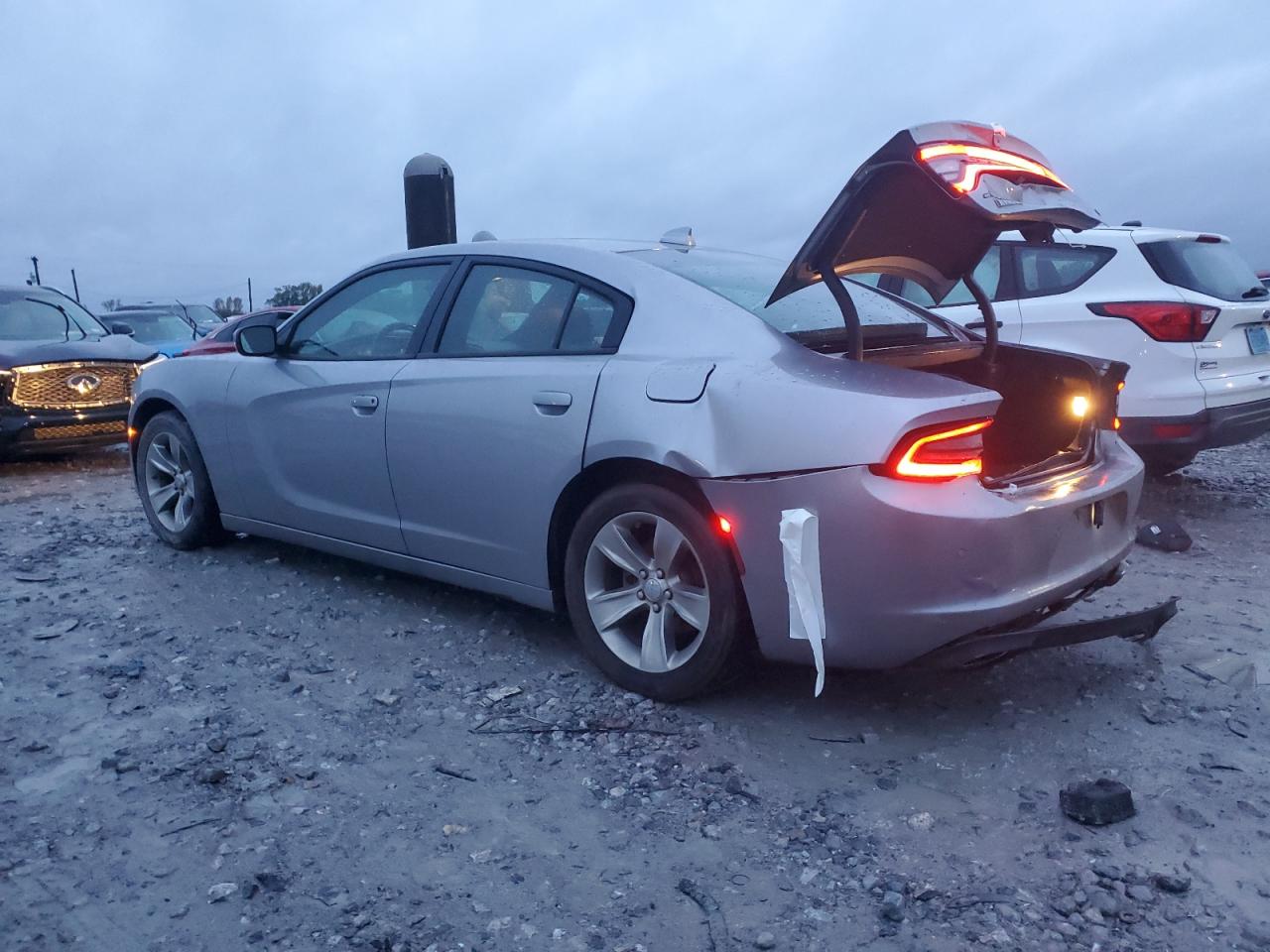 2018 Dodge Charger VIN 2C3CDXHG8JH176419 Copart auction photo, rear end damage thumbnail 2