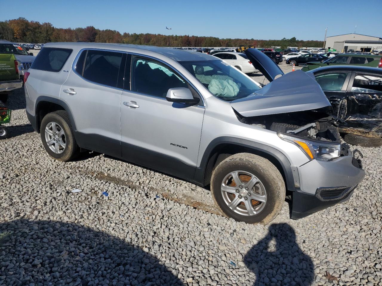 2019 GMC Acadia VIN 1GKKNKLA7KZ293893 Copart auction photo, front end damage thumbnail 4