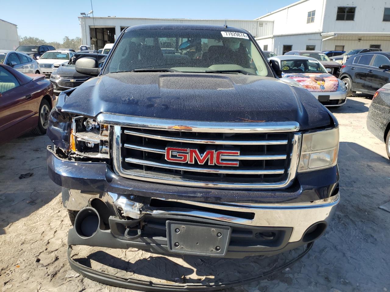 2012 GMC Sierra VIN 1GTR1UEAXCZ220419 Copart auction photo, front end damage thumbnail 5
