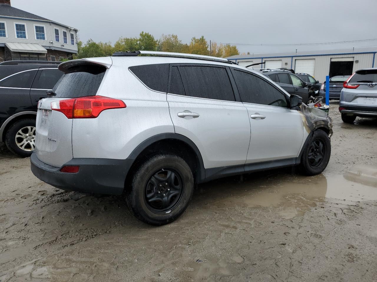 2015 Toyota RAV 4 VIN 2T3BFREV3FW299844 Copart auction photo, burn damage thumbnail 3