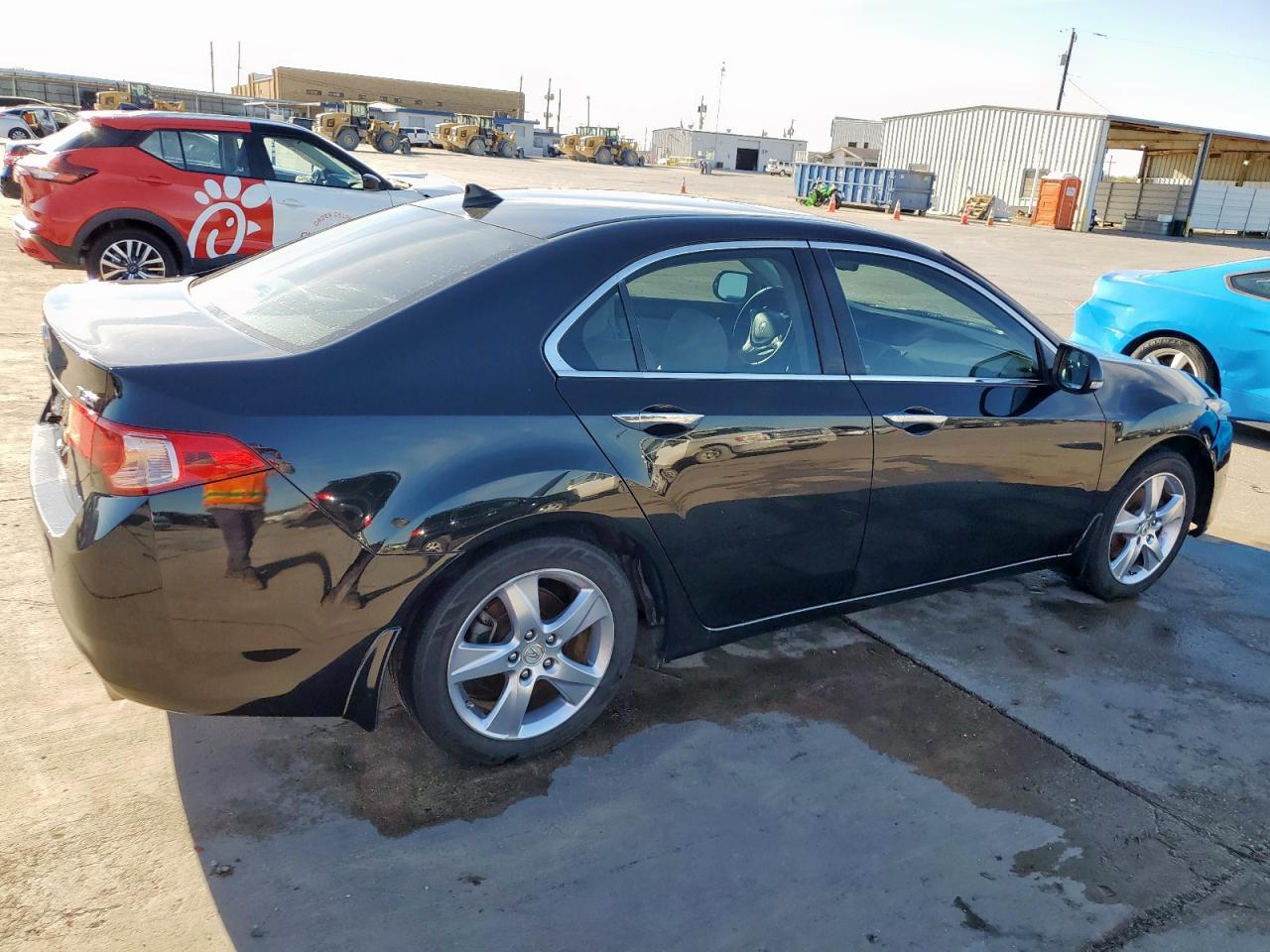 2013 Acura TSX VIN JH4CU2F47DC011393 Copart auction photo, side damage thumbnail 3