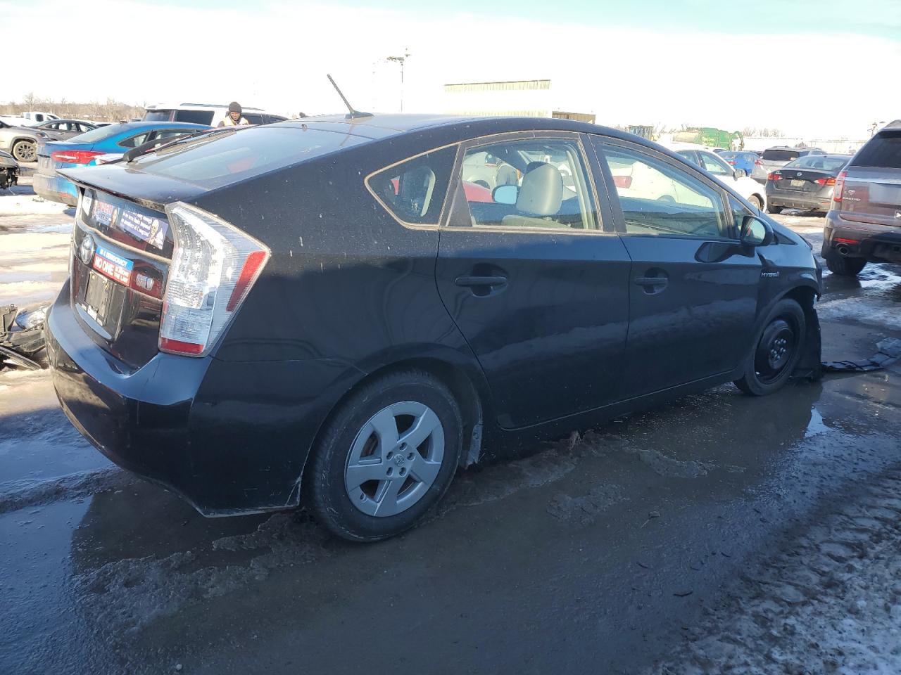 2011 Toyota Prius VIN JTDKN3DU1B5348355 Copart auction photo, front end damage thumbnail 3