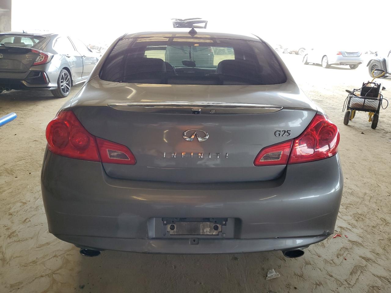 2012 Infiniti G VIN JN1DV6AP2CM810229 Copart auction photo, front end / minor dent/scratches damage thumbnail 6