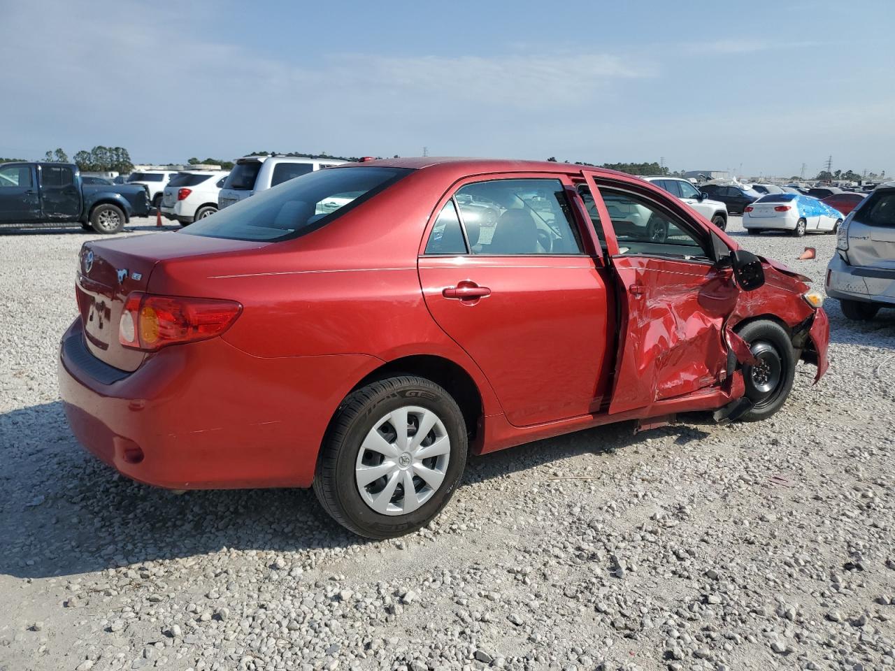 2010 Toyota Corolla VIN 1NXBU4EE3AZ194327 Copart auction photo, side damage thumbnail 3