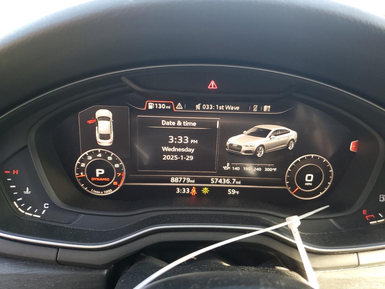 2018 Audi A5 VIN WAUENCF54JA108240 Copart auction photo, front end / undercarriage damage thumbnail 9