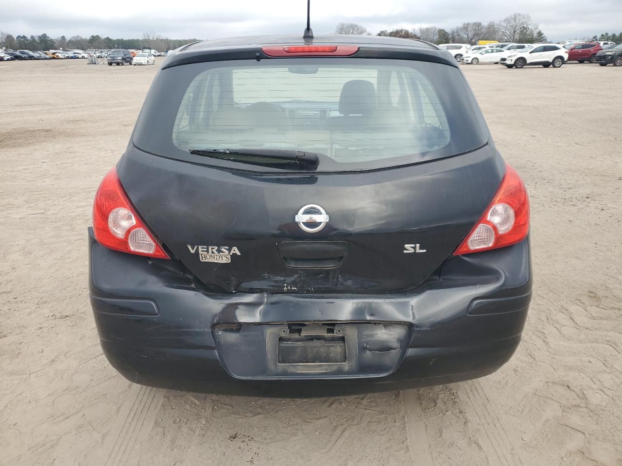 2009 Nissan Versa VIN KM8K62AB7PU963446 Copart auction photo, front end / rear end damage thumbnail 6