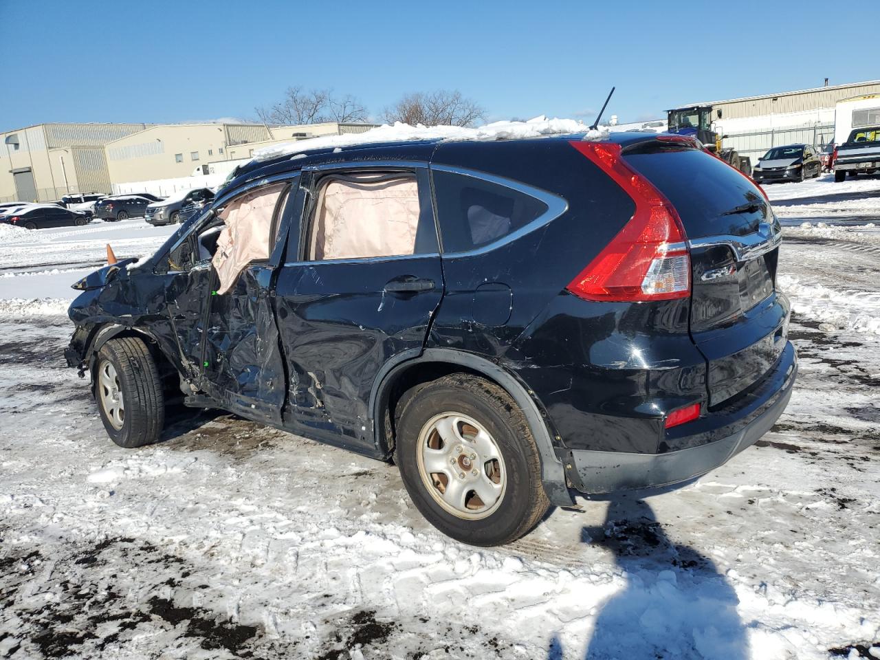 2016 Honda CR-V VIN 2HKRM4H35GH600835 Copart auction photo, all over damage thumbnail 2
