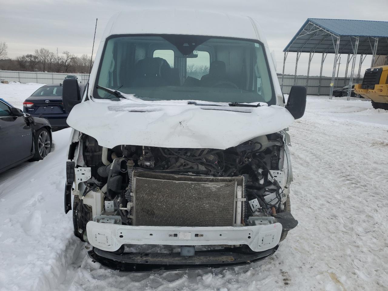 2020 Ford Transit VIN 1FTBR1C83LKA04624 Copart auction photo, front end damage thumbnail 5